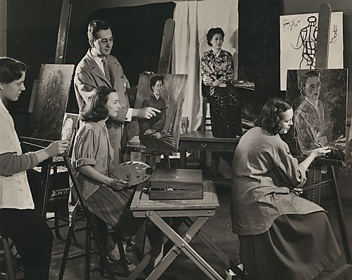 Art class with Professor LeClair