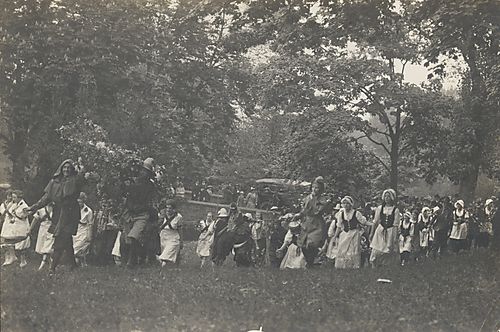 Procession of the milk maids and shepherdesses