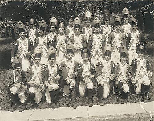 "Prussian" soldiers, fiftieth anniversary pageant