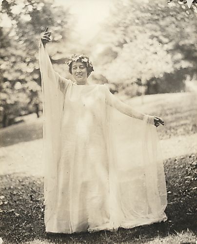 The personification of Prophecy, fiftieth anniversary pageant