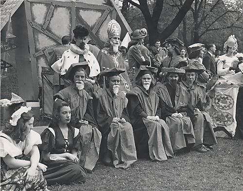 May Day bishop, lord mayor, and alderman