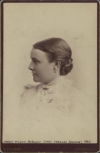 Graduation portrait of Mary Wilson Acheson