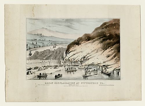 Great Conflagration at Pittsburgh, PA.