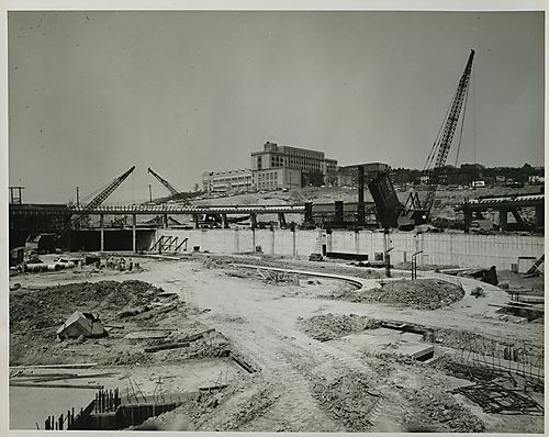 Northeastern external wall construction of the Civic Arena (2)