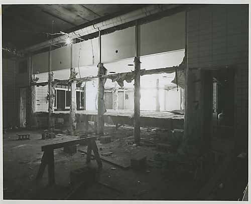 Construction of interior room in the Civic Arena (5)
