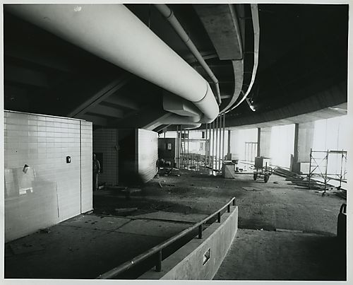 Construction of Civic Arena's corridors (2)