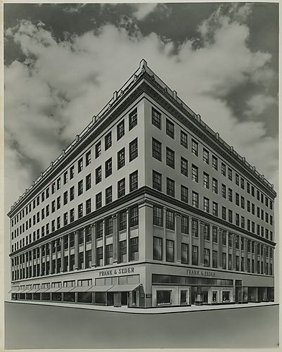 Rendering of Frank and Seder building exterior
