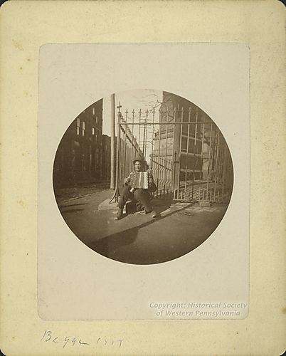 Beggar on the streets of Pittsburgh