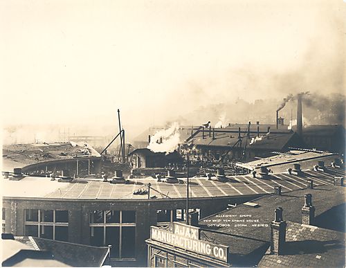 Allegheny Shops-View West-New Engine House