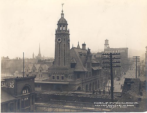 Federal St. Station View from South East