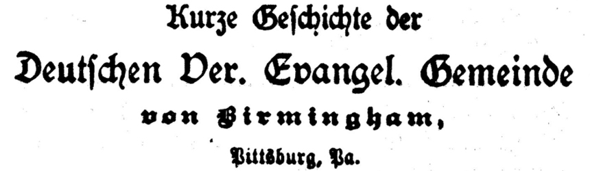 Birmingham United Church of Christ Records