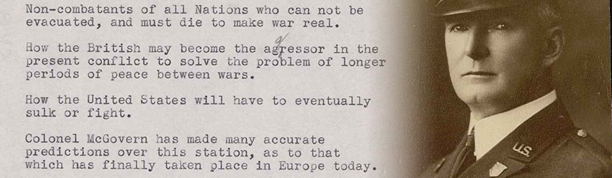 Charles C. McGovern Papers