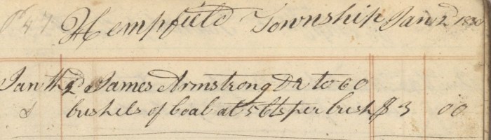 Isaac and Samuel Miller Farm Account Book