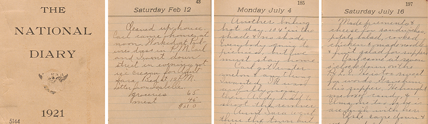 Edna M. Parkins Berg and Carl Berg Papers