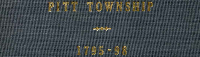 Tax-Book of Pitt Township, Allegheny County, Pa.