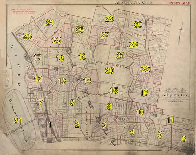 1901 Volume 1 - Allegheny City: Wards 1-8, 12 and 13