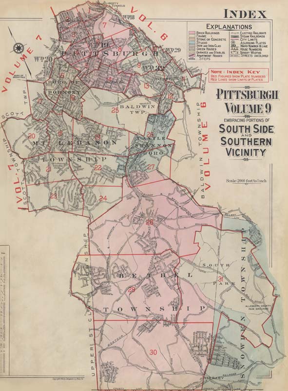 1934 Volume 9 Index Map